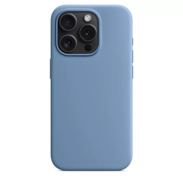 Чехол Screen Geeks Magsafe Silicone Case Iphone 15 Pro Max [Winter-Blue]